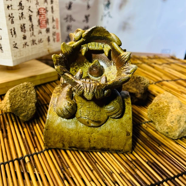 瓦猫招财云南神器书房手工雕刻新中式装饰土陶柴烧祈福平安