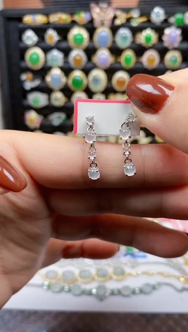 银S925镶嵌戒指翡翠8822