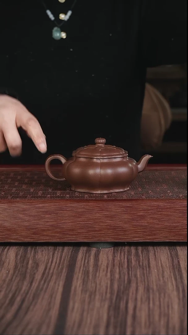 【闪购商品】紫砂茶壶底槽清 筋纹 葵菱