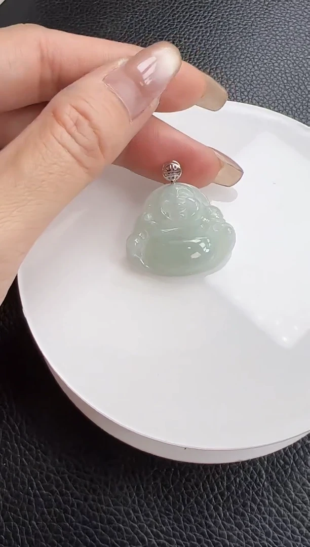 【闪购商品】翡翠颈饰18K金镶嵌YM839-13 佛公