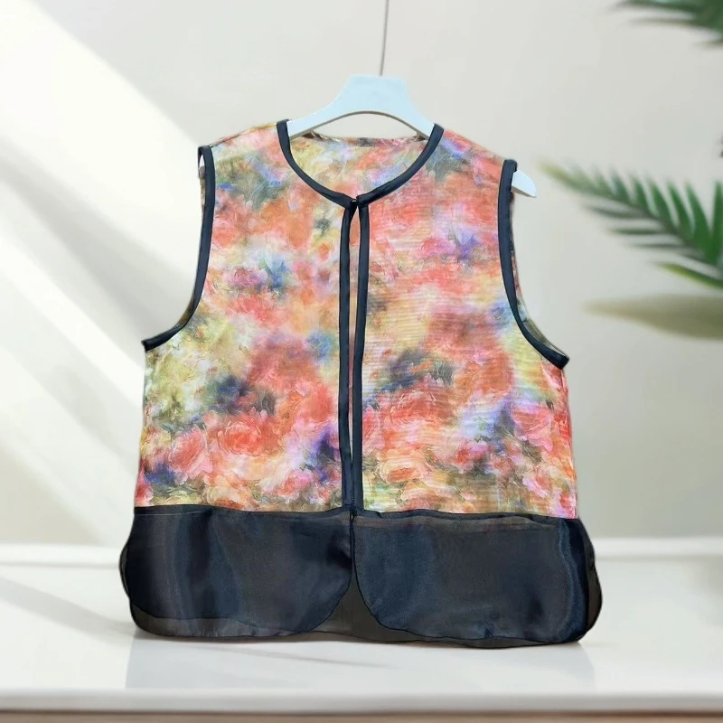 【香云阁】2025夏季设计师款高定系列时尚休闲马甲