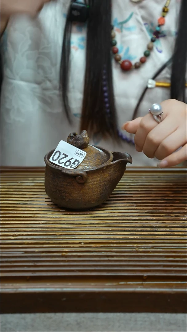 万古烧粗陶手工茶具