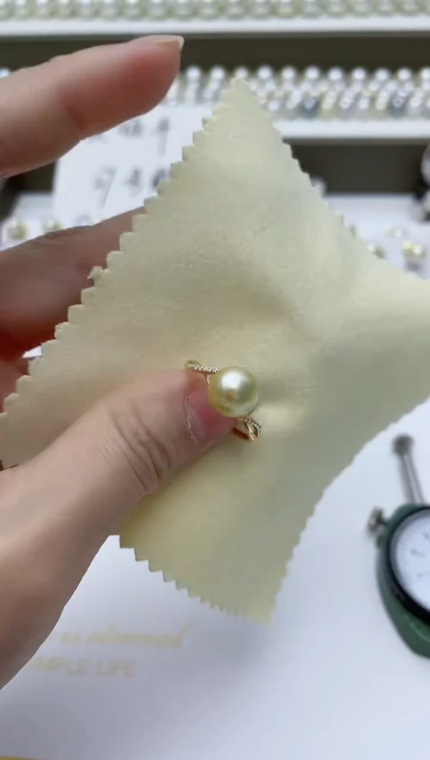 【闪购商品】海水珍珠戒指银S925镶嵌A79
