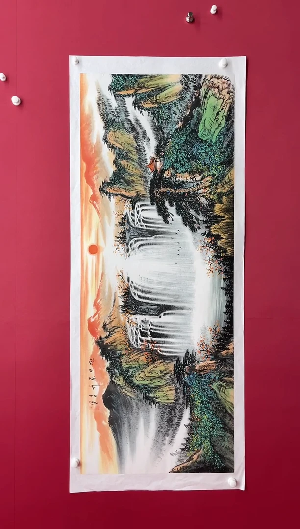 【闪购商品】国画吴-小六尺山水/无框/W