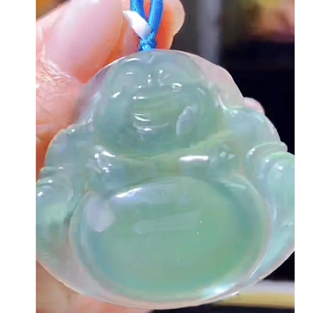 翡翠A货精品人物吊坠GS-40021-MH