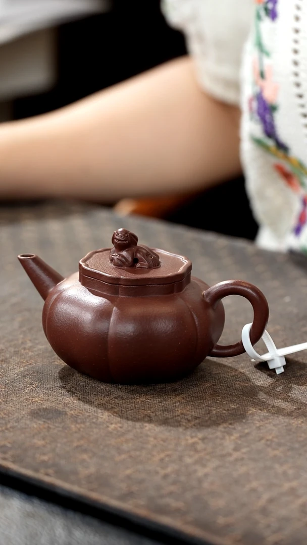 茶壶紫砂阿***店底槽青狮球壶10把