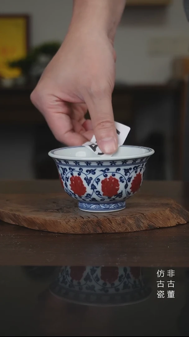 景德镇手工手绘陶瓷微瑕