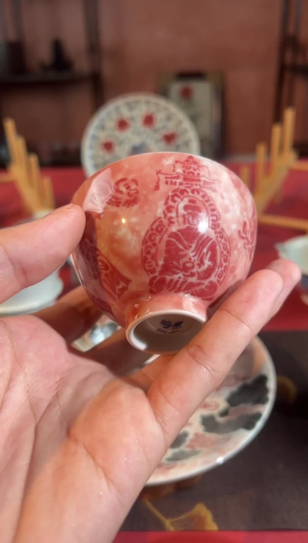 摆件陶天禄言瓷手工手绘茶器5662