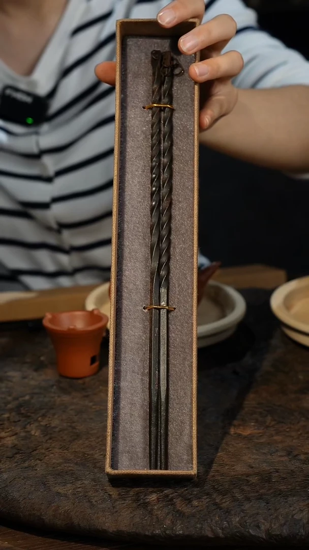 全手工潮州原矿砂铫壶炭夹