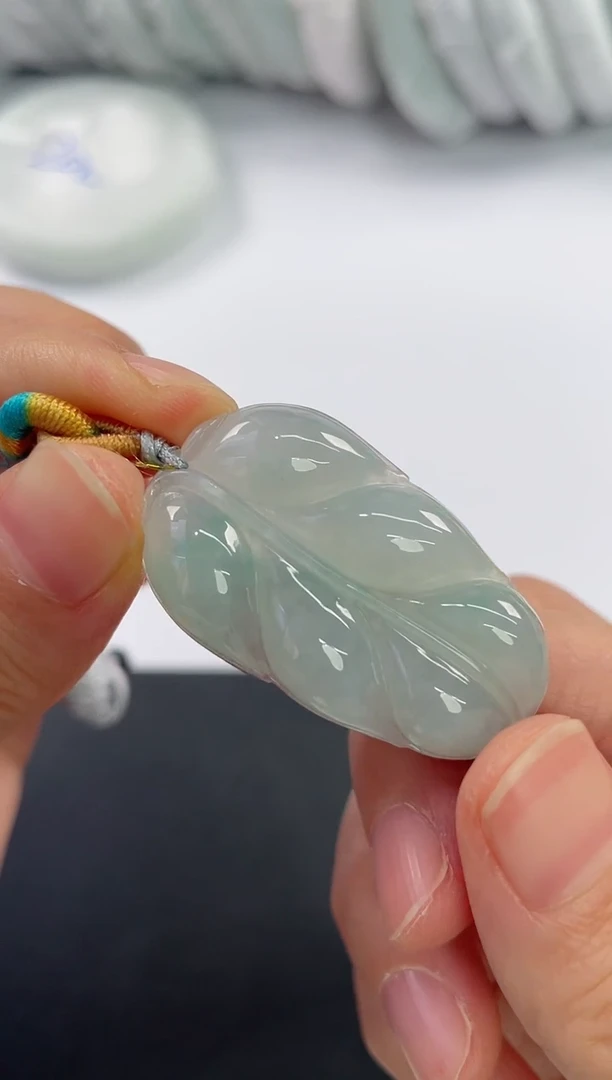 未镶嵌定制翡翠基地发货H 8956 叶子