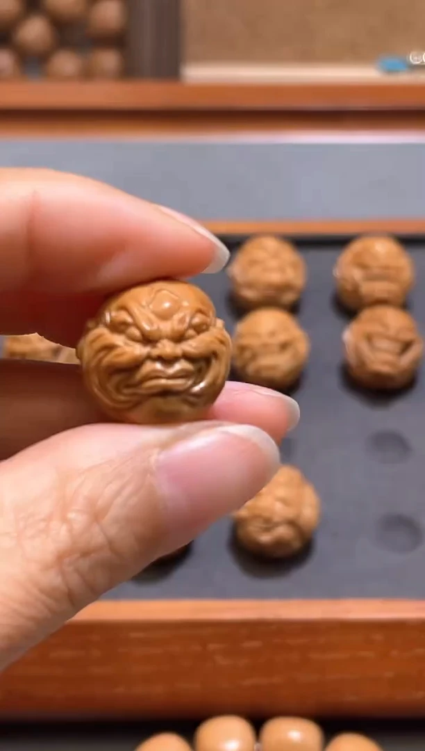 猴头核桃吊坠8号四面恶僧