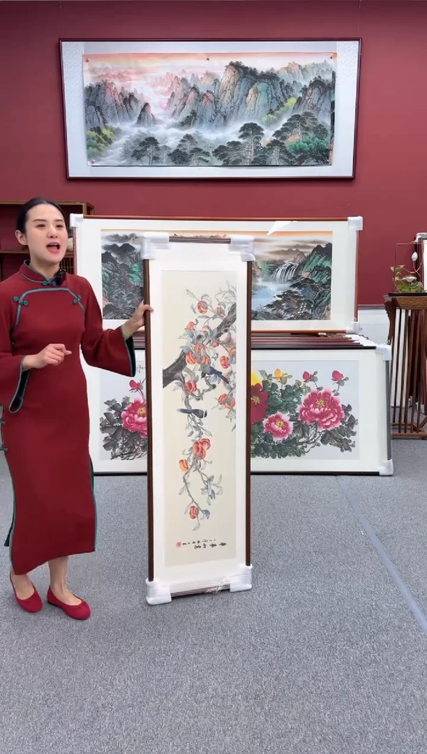 国画手绘  事事如意 150*45