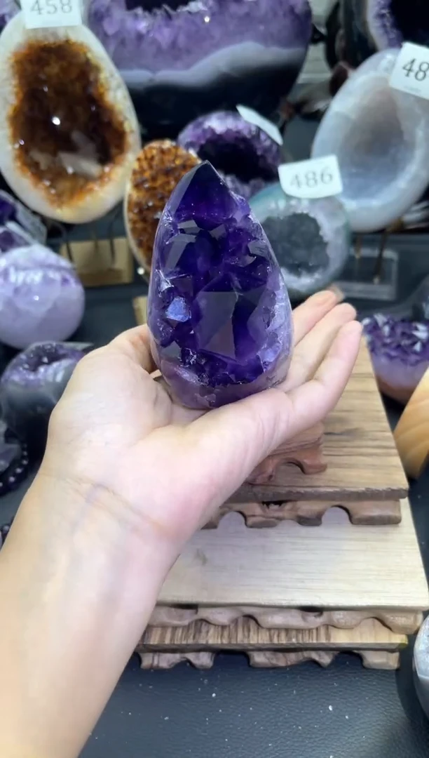 未镶嵌大型摆件（非配饰）紫晶552号摆件
