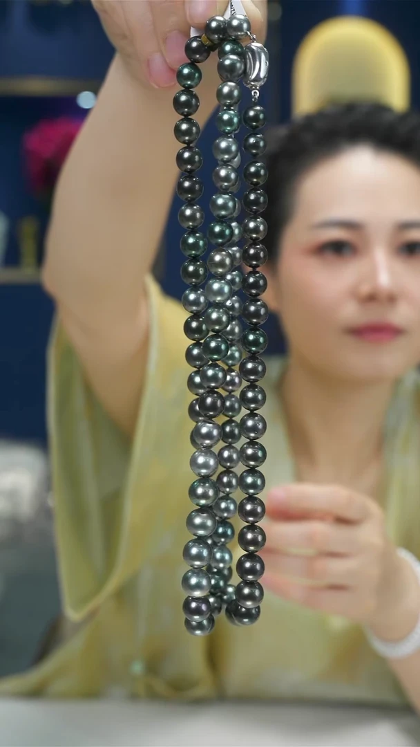 未镶嵌海水珍珠丨大溪地项链多样性发货一件8-12mm@@A1276