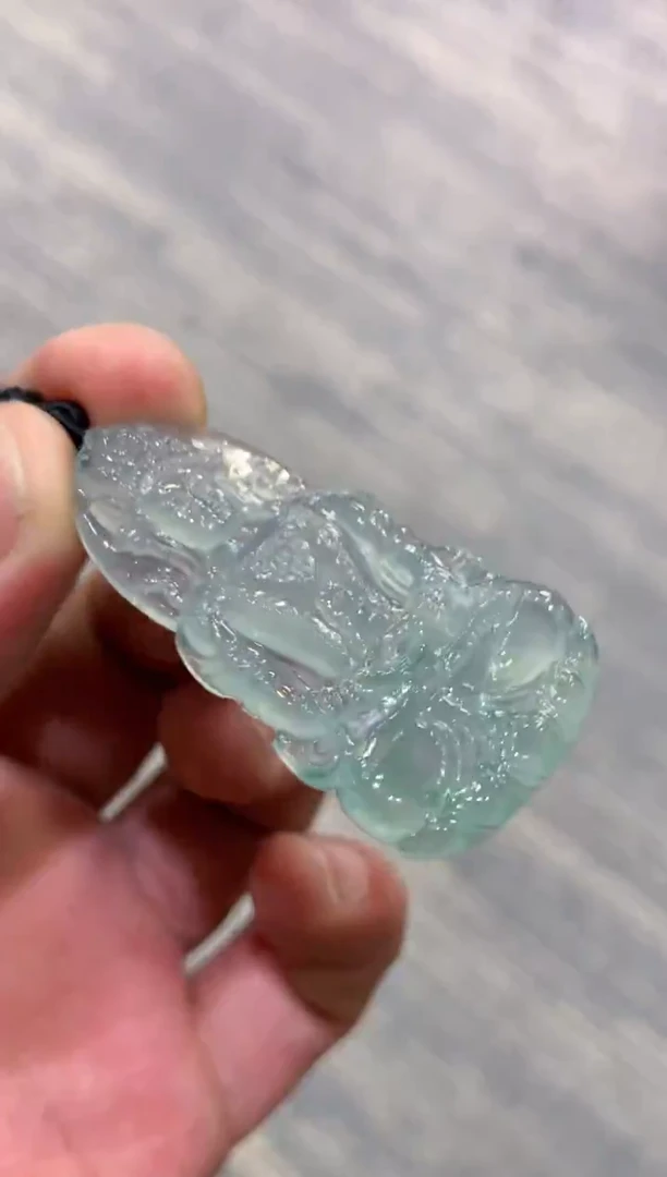 颈饰未镶嵌翡翠天然A货翡翠