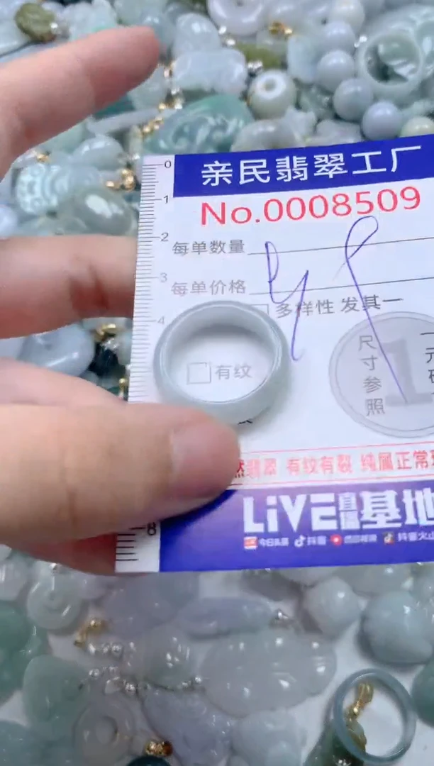 翡翠未镶嵌颈饰8509