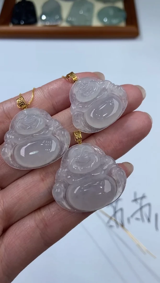 【闪购商品】翡翠18K金镶嵌颈饰2206054/苏/佛公多样性一件发