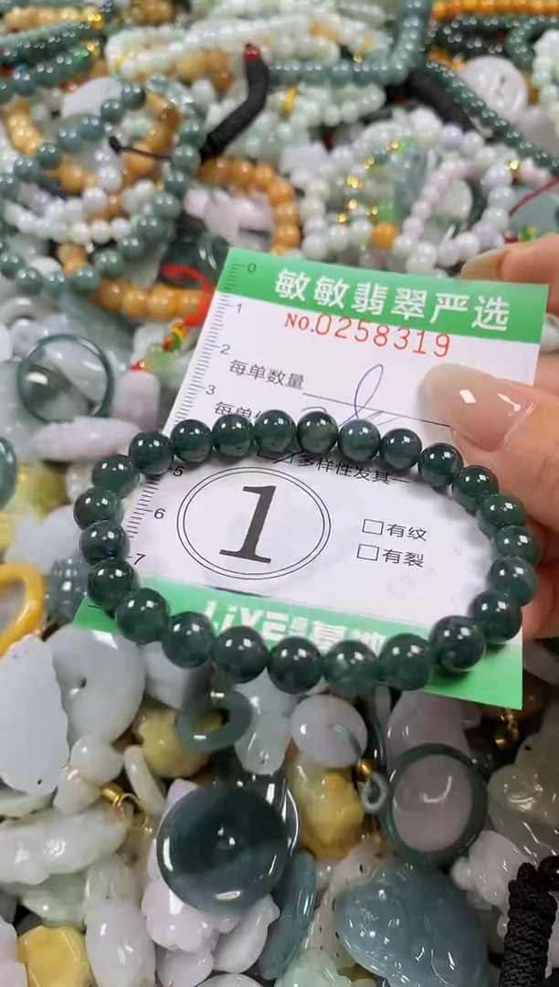 翡翠未镶嵌颈饰闪购0258319多样性发其一