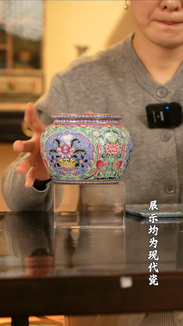 【栗子严选】@@溢珍堂 松石绿 建水