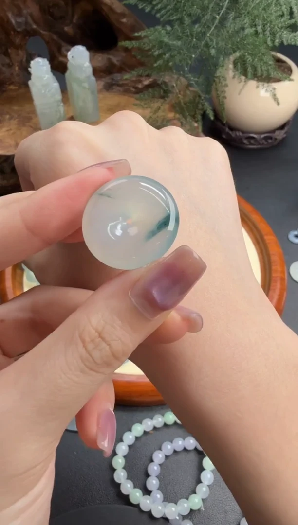 吊坠(不含链)未镶嵌翡翠翡翠饰品-211