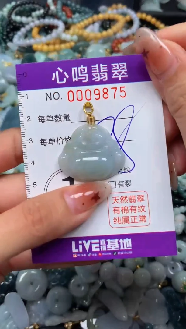 翡翠未镶嵌颈饰闪购009875