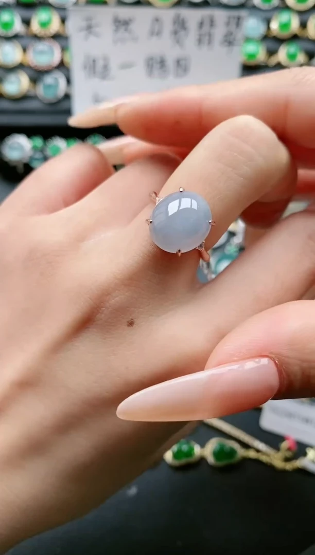 【闪购商品】翡翠戒指银S925镶嵌1111111