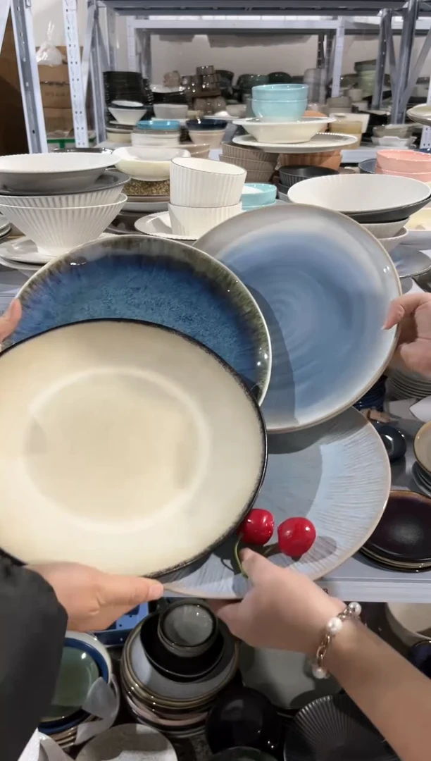 【闪购商品】瓷片外贸尾货瑕疵满20包邮X4 大盘组合