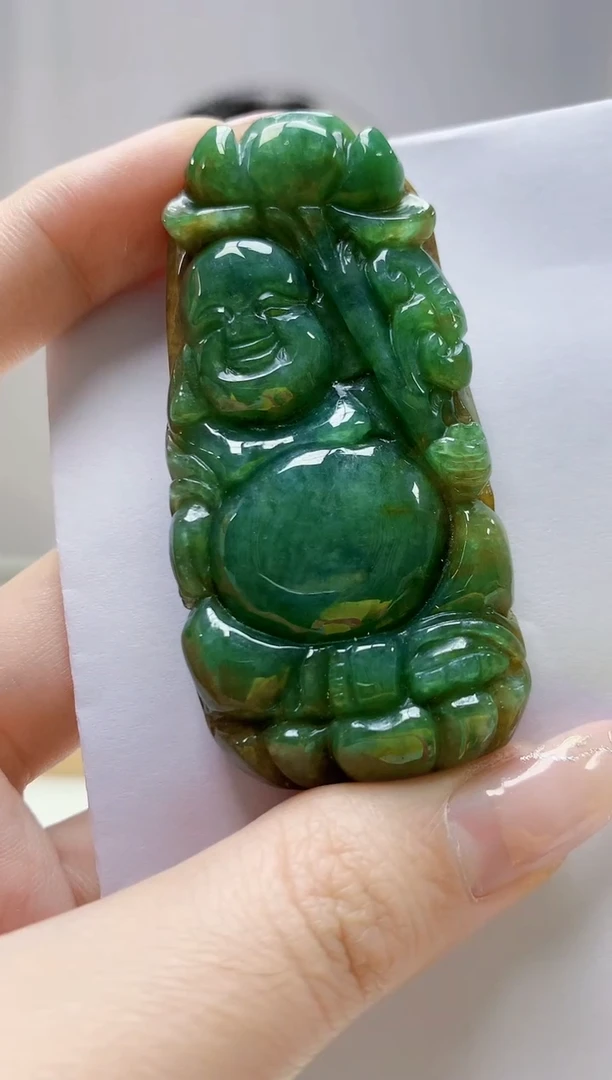 未镶嵌定制翡翠4917jw-毛货挂件69