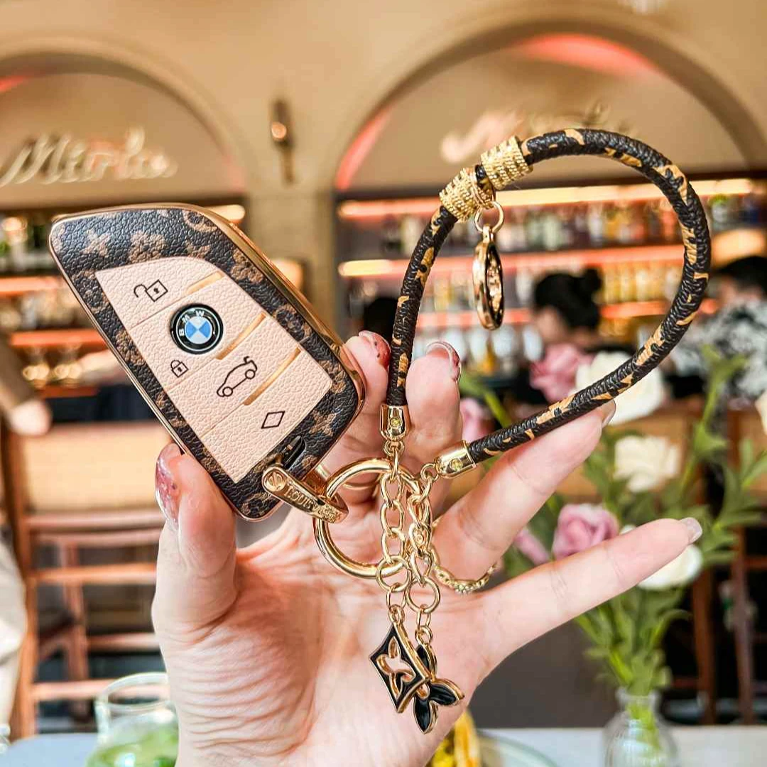 适用于宝马x3钥匙套x5/x1三系刀锋530五系壳扣i3/3系5系325li汽车