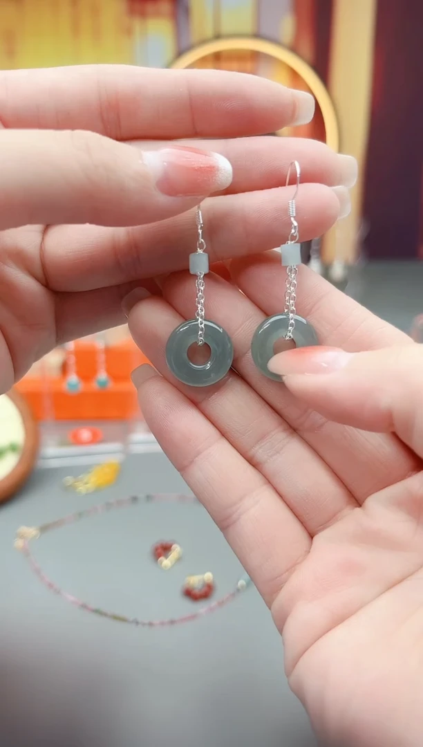 未镶嵌翡翠耳饰811