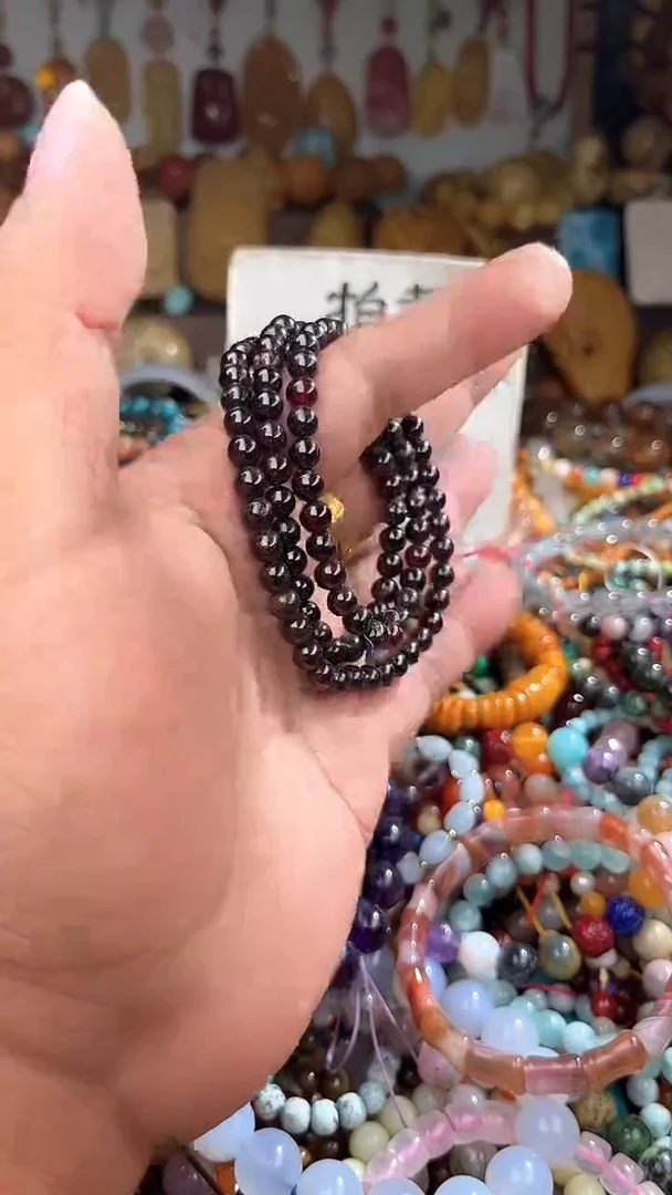 未镶嵌.石榴石幸**糖一物一拍 004479