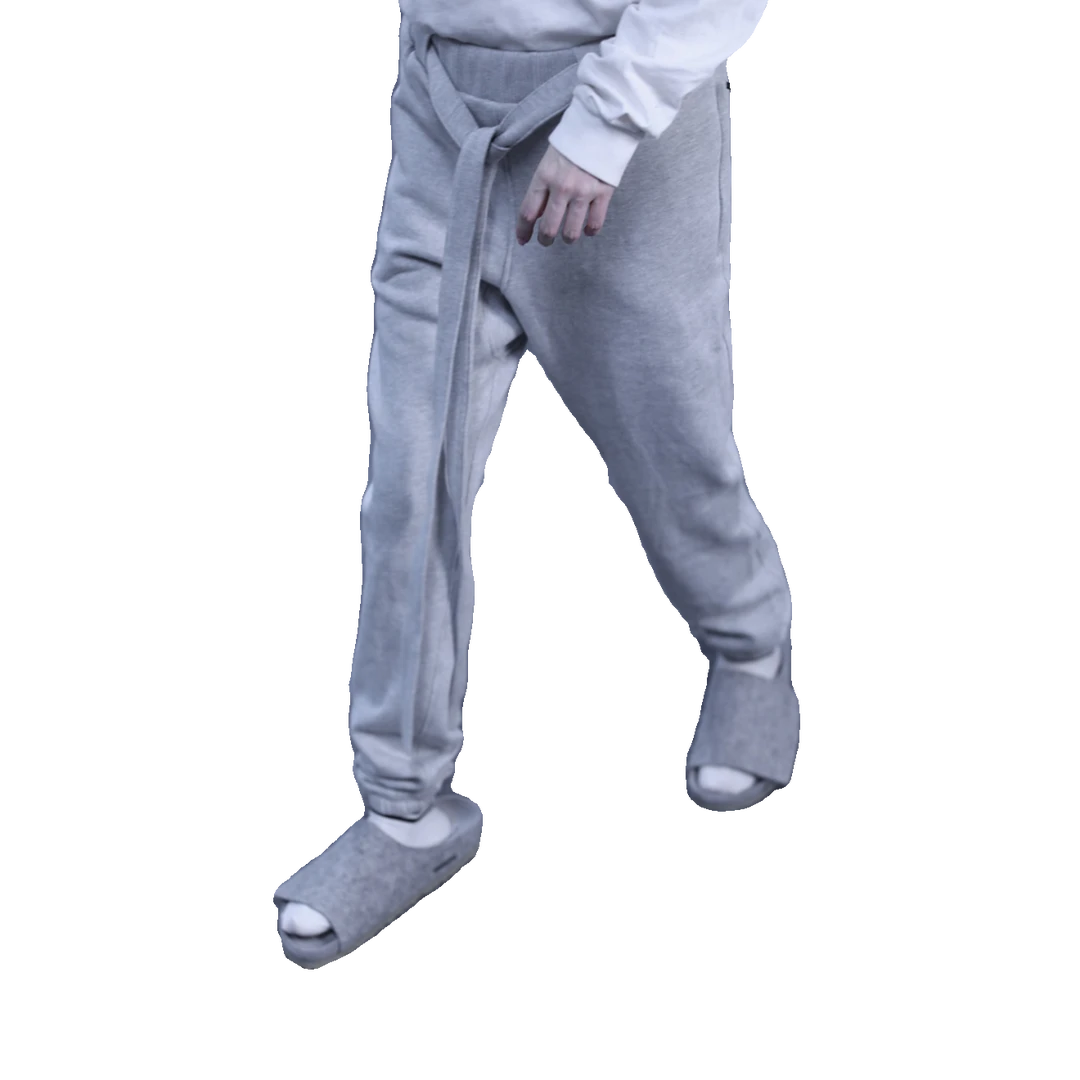 Saint Master 加绒束脚飘带卫裤