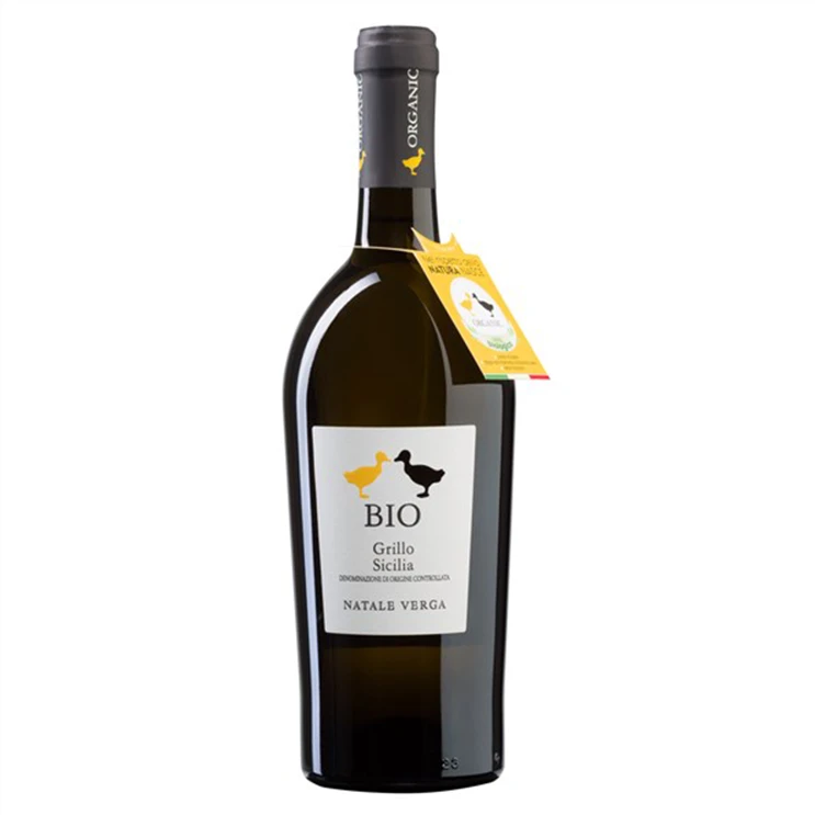 意大利西西里DOC-双鸭格雷罗干白葡萄酒-750ml12.5度