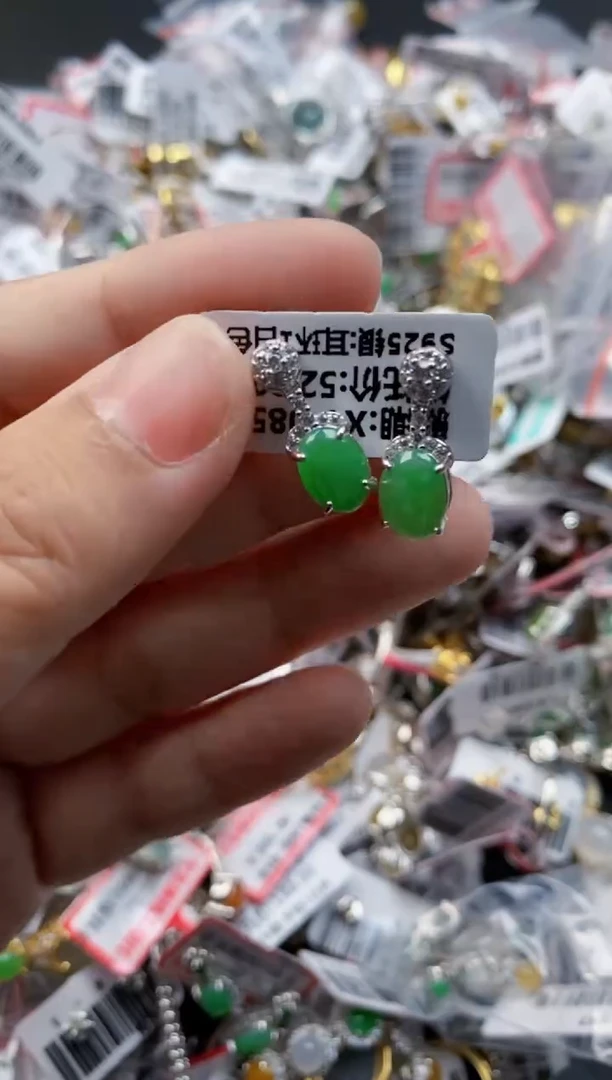 翡翠戒指银S925镶嵌1111     8