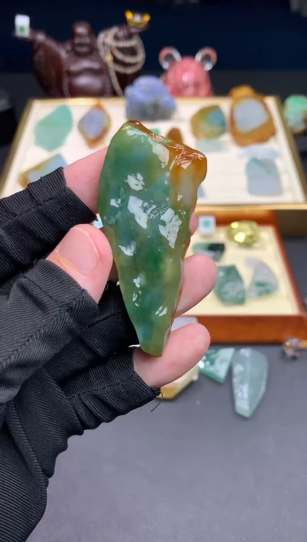 未镶嵌定制翡翠天然翡翠裸石（包工）