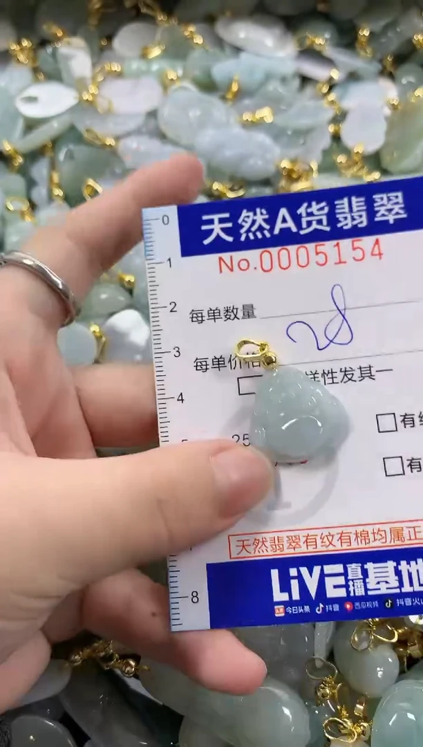 颈饰未镶嵌翡翠天然A货翡翠
