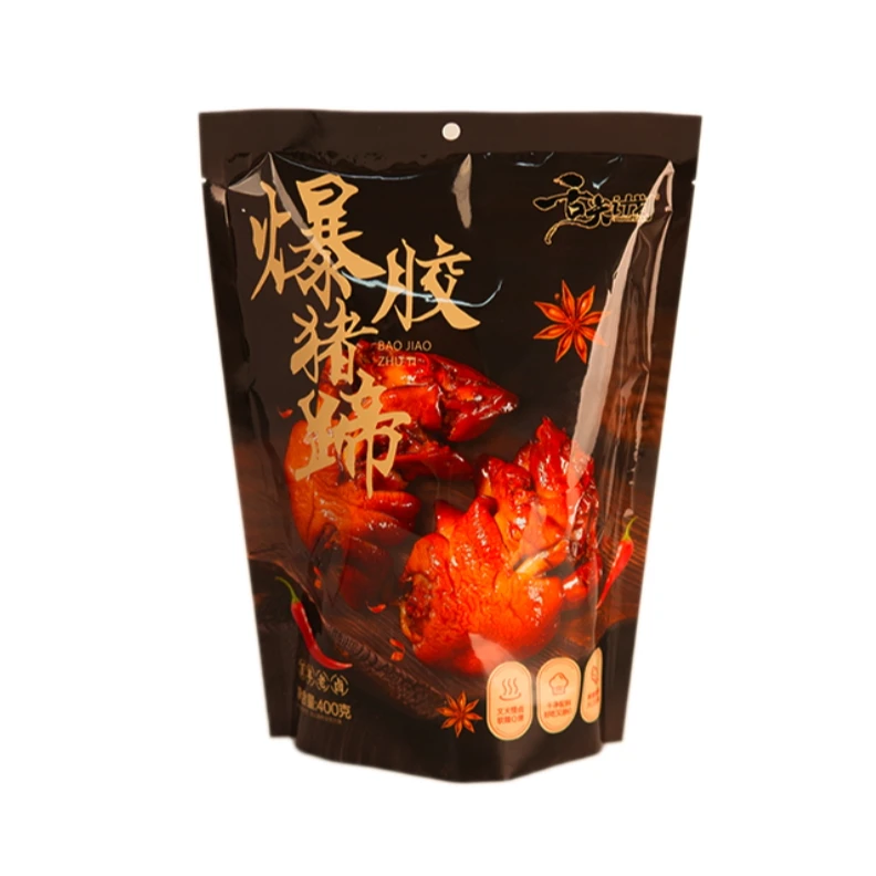 SHEJIANJIHUA/舌尖计划爆胶整猪蹄400g/只熟食卤味开袋即食