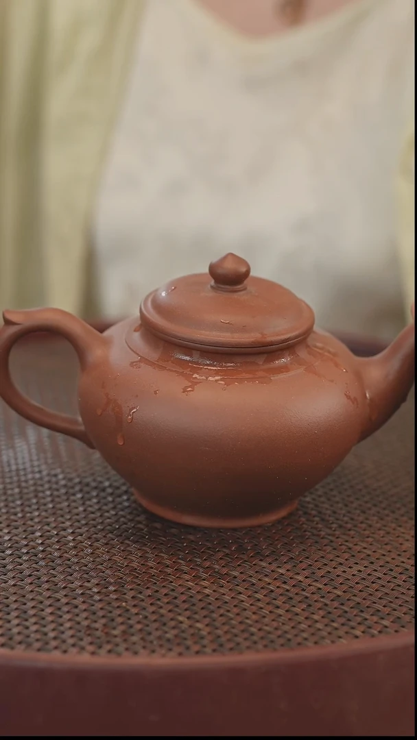 茶壶紫砂笑樱 紫泥 410cc