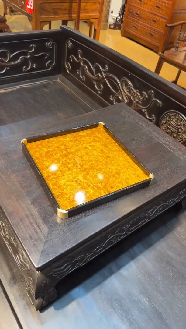 木金丝楠木  茶盘 摆件