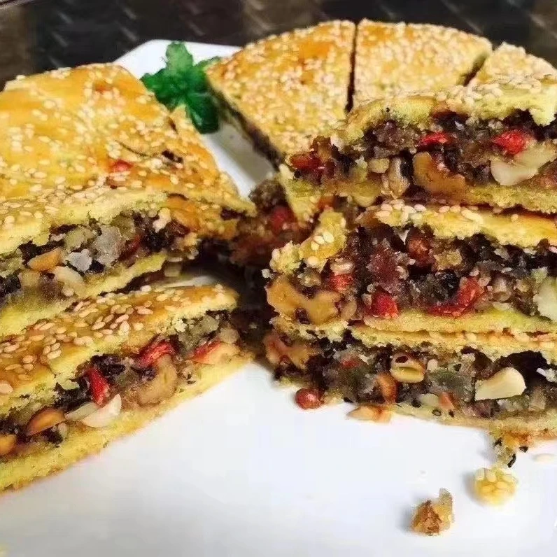 靖州苗乡专属-【黄土坡月饼】湖南传统手工工艺小时候味道顺丰包邮