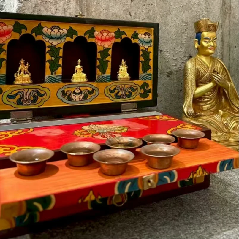 非金属木质项链 种菩提 尼泊尔纯手工木盒（不含水碗，像）