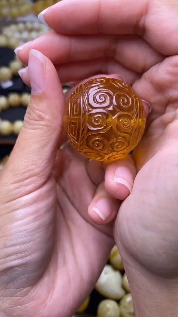 裸石蜜蜡未镶嵌葵.75尺寸34