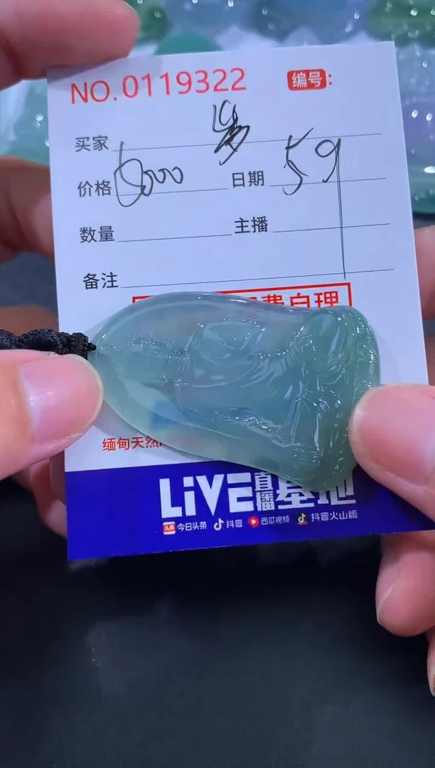 翡翠未镶嵌颈饰岁