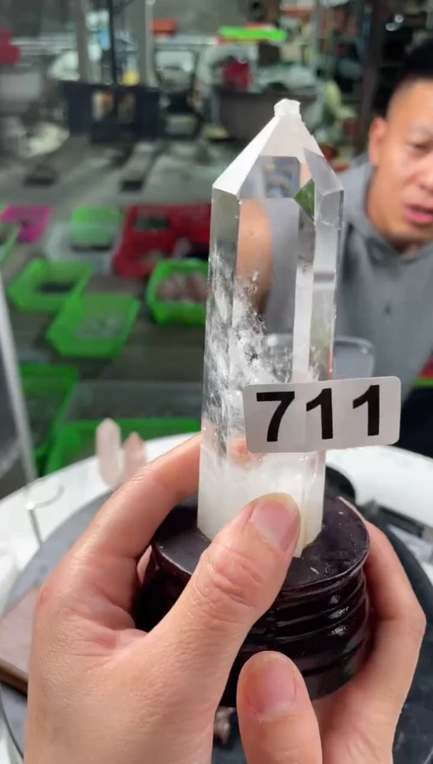 未镶嵌水晶大型摆件（非配饰）白水晶柱子711