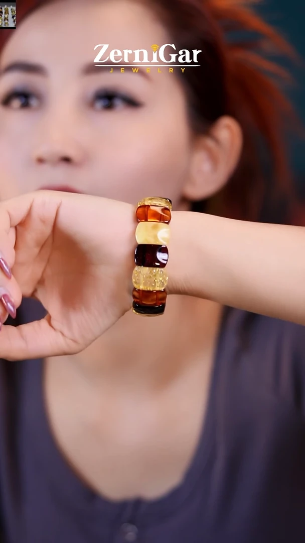 【闪购商品】琥珀颈饰未镶嵌天然琥珀手链