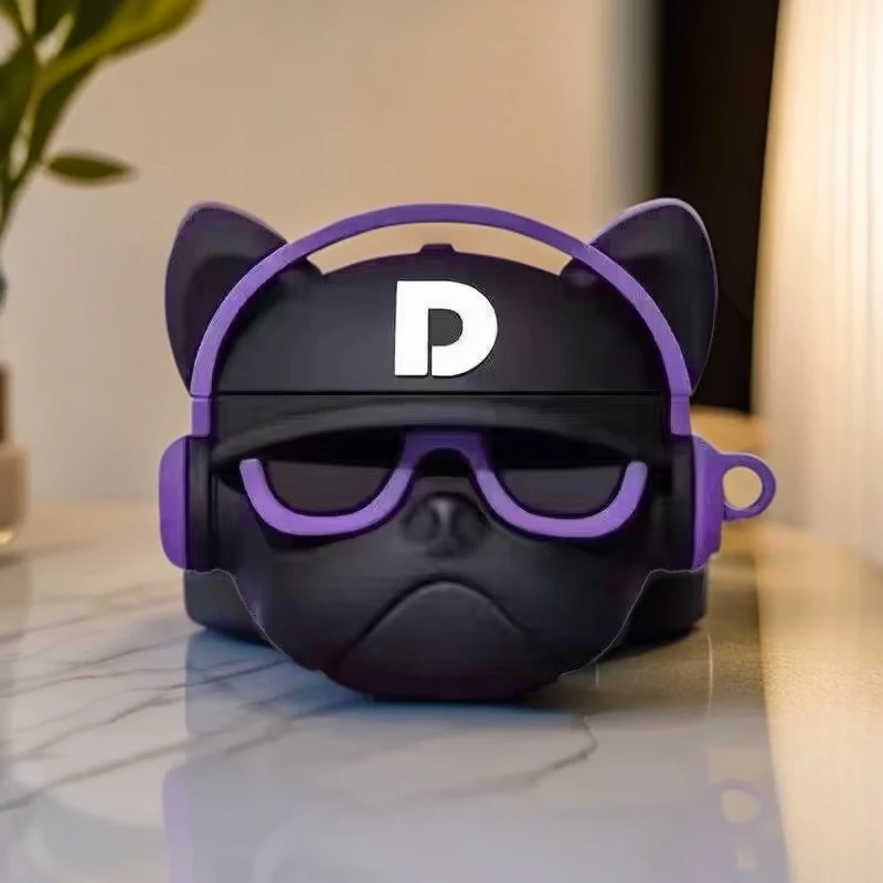 华强北5代耳机蓝牙电竞狗无线蓝牙耳机壳保护套irPodspro2硅胶