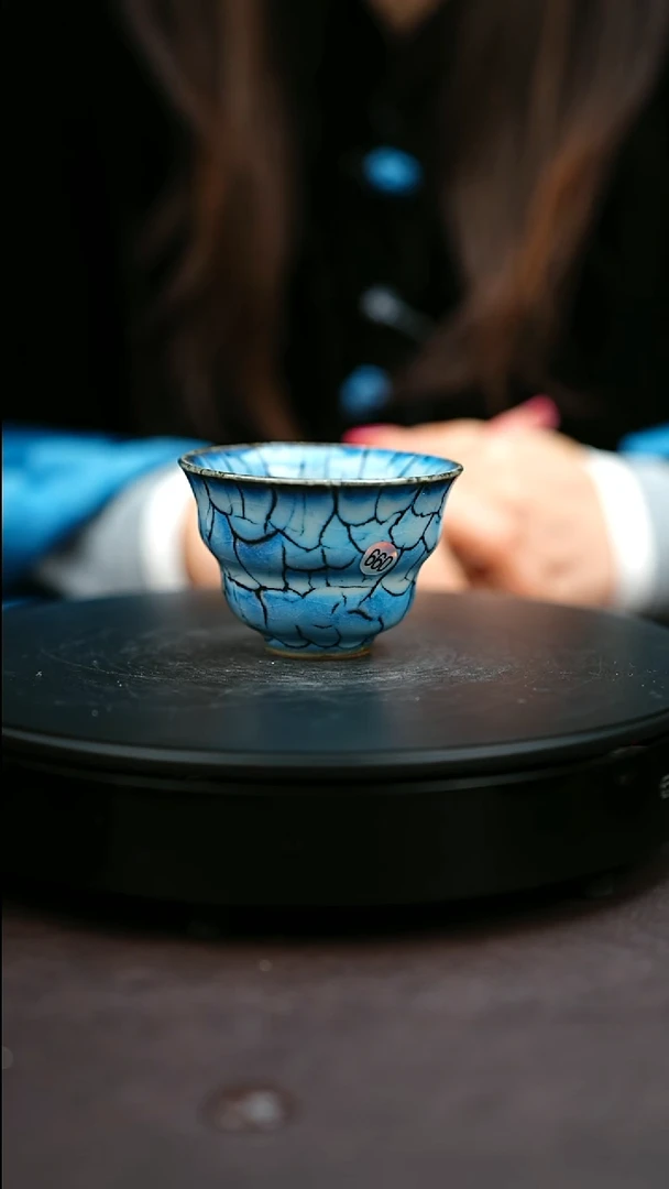660*一级品原矿钧瓷炉钧釉杯子