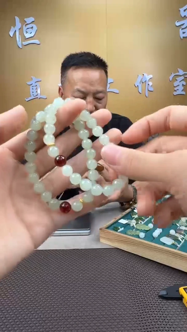 和田玉未镶嵌颈饰手串7-8多样性，发一