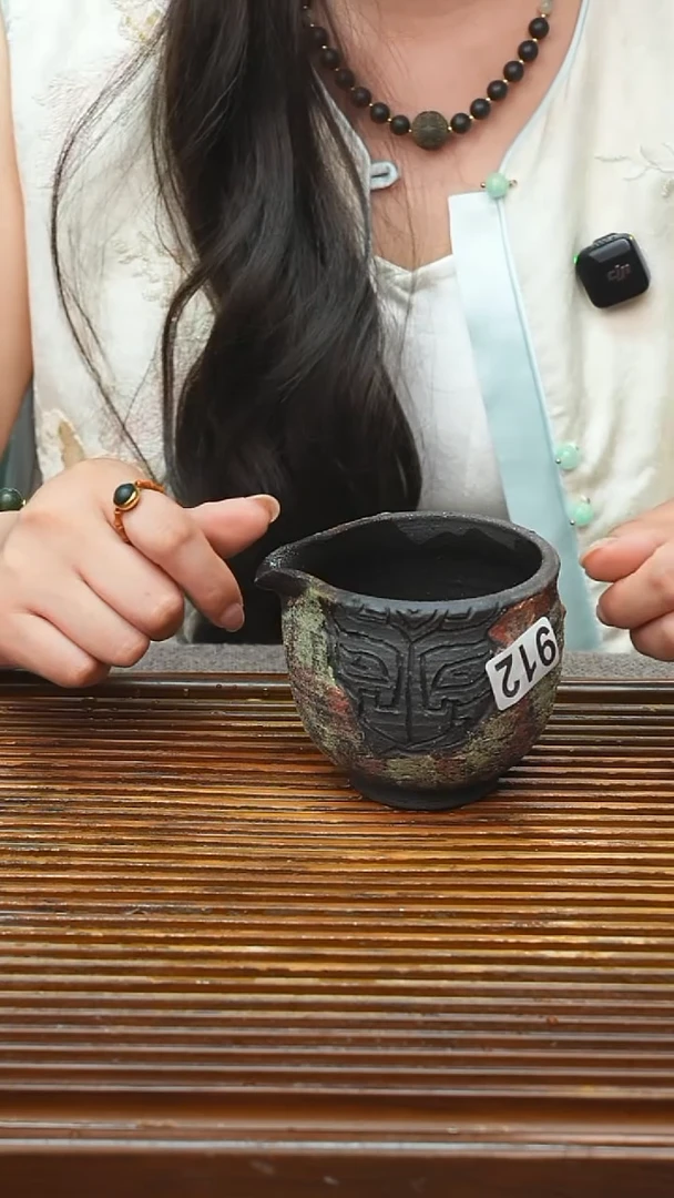 万古烧粗陶手工茶具