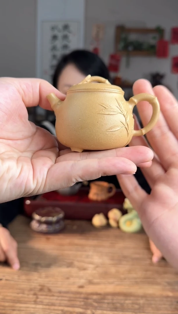 【闪购商品】紫砂茶壶素影  梨皮